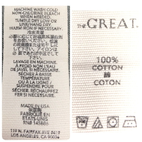 the GREAT. Green 100% Cotton Midi Maxi Tank Dress Casual Sz 2 or US Medium 8/10 - Picture 6 of 10